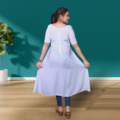 specifically a high-slit or side-slit Kurti