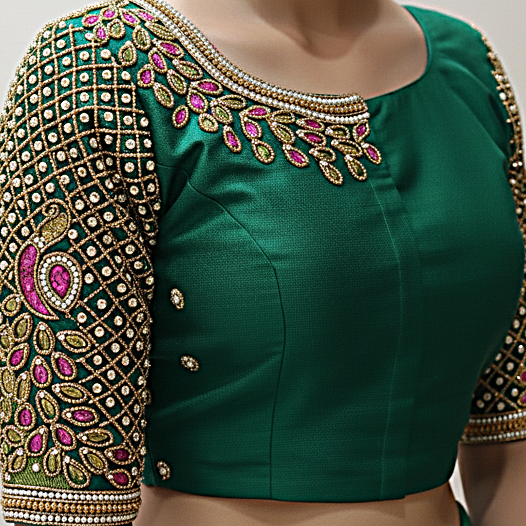 Round Neck Women Blouse