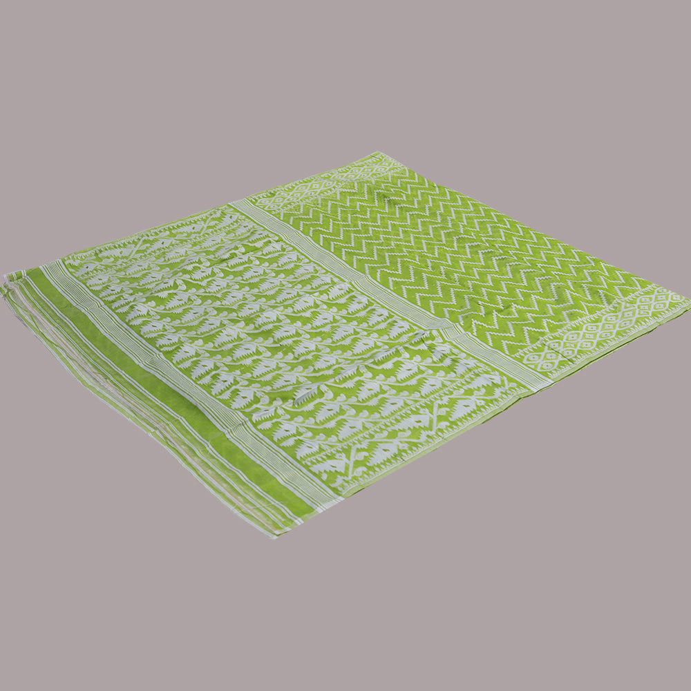 green saree