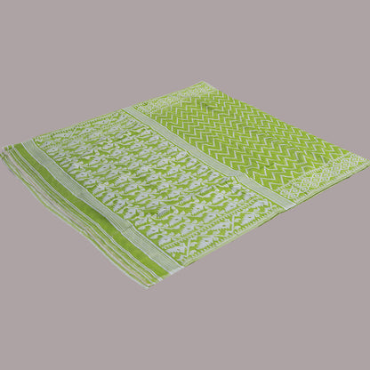green saree