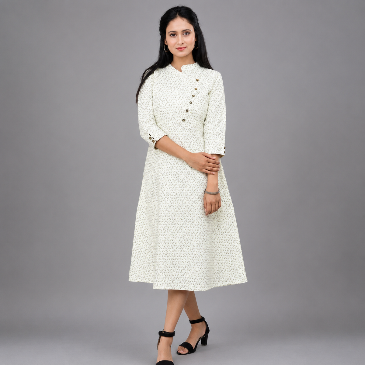 Women Printed A-line Kurta | S3X128