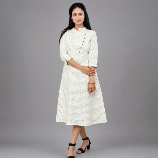 Women Printed A-line Kurta | S3X128