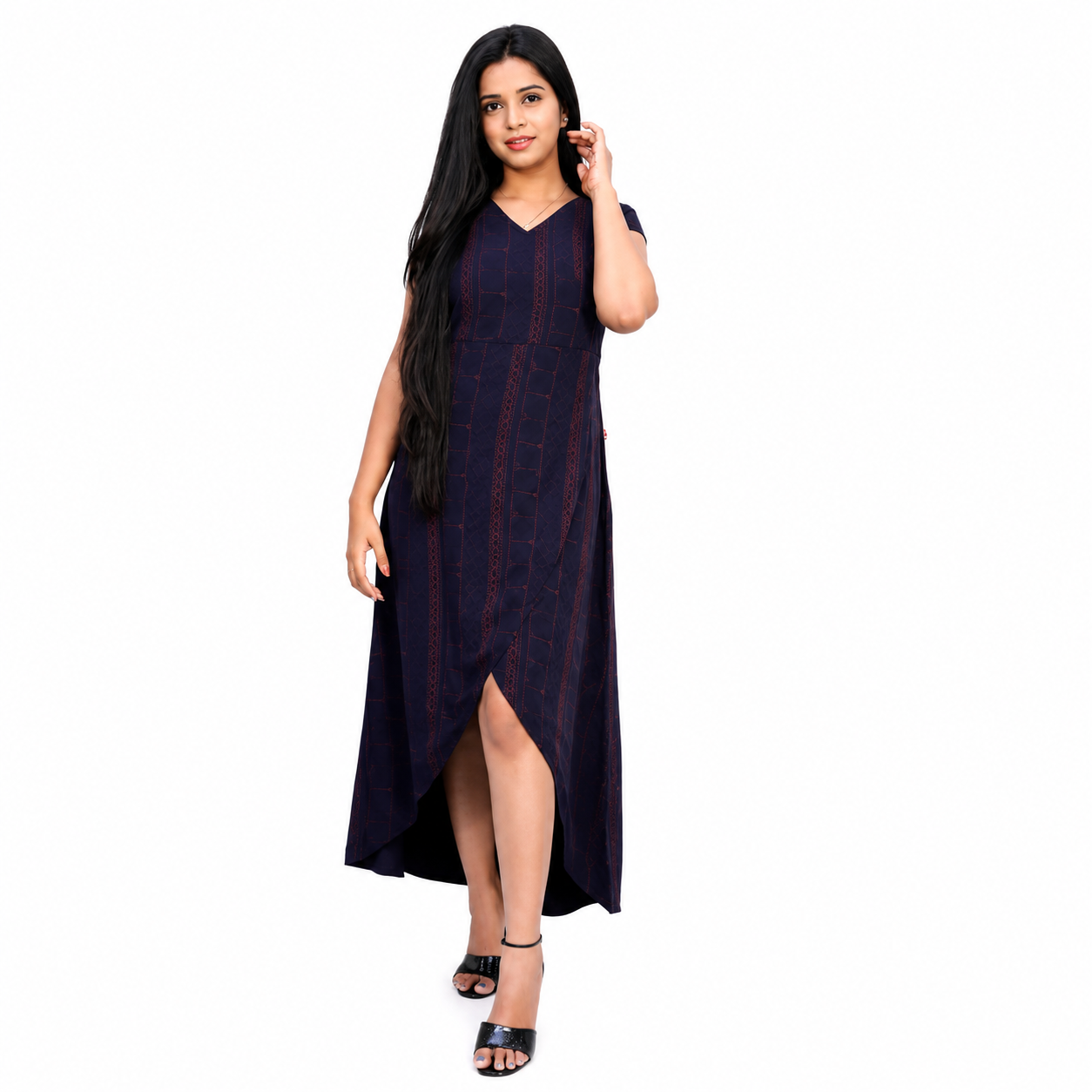 Women Printed Trail Cut Kurta | S3D388