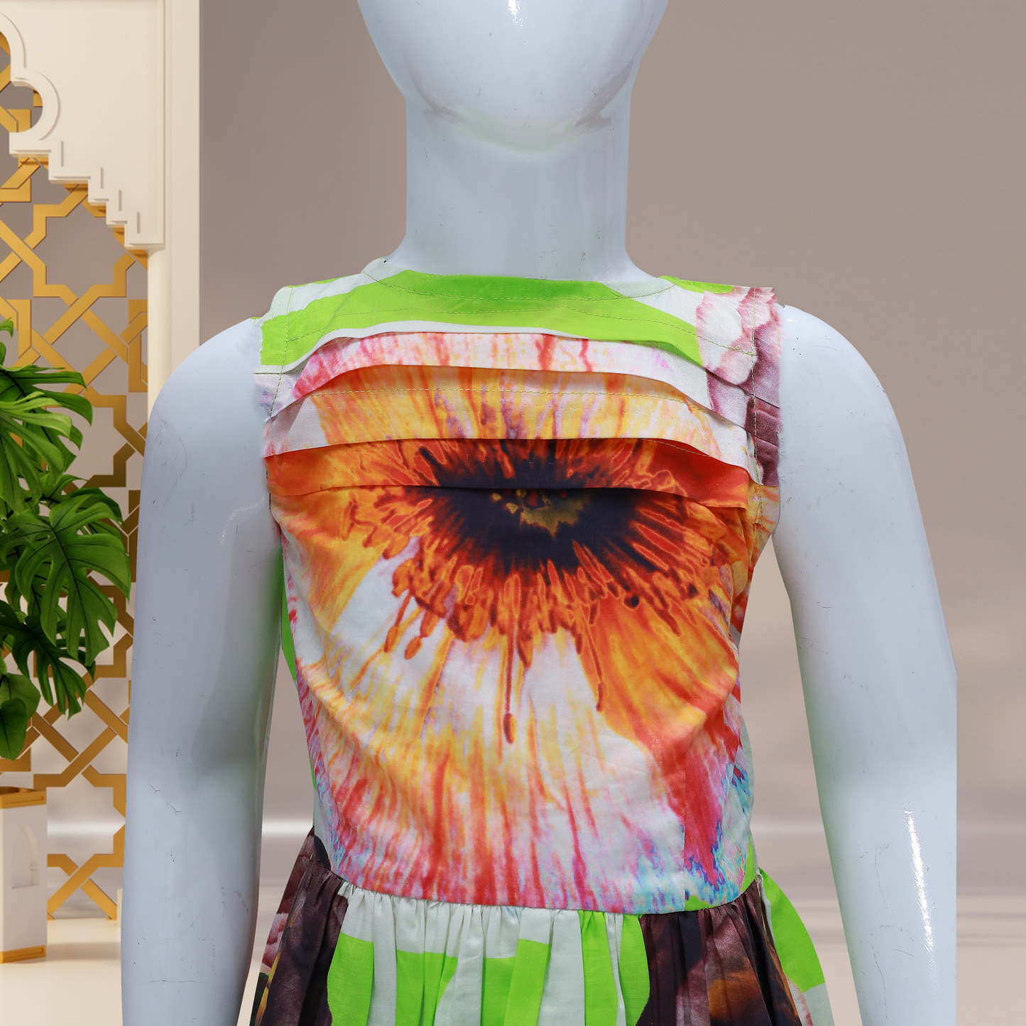 Light Green Bloom Dress