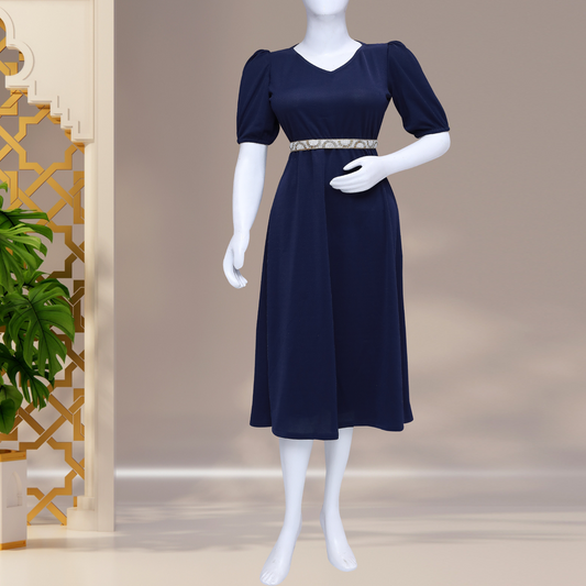 Embellished Fit & Flare Dress SELVIA