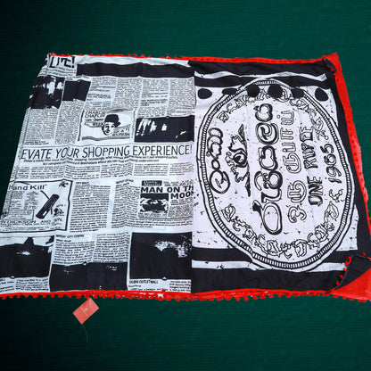 Mulmul Cotton Black Printed Saree | Mulmul Cotton