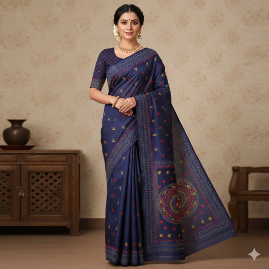 Cotton Silk Kanta Work Saree