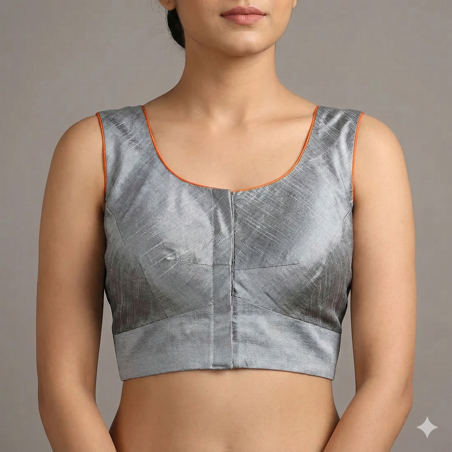 Inspiration by Gond painting & maggam handicrafts work blouse | S3B1263