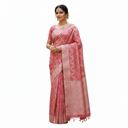 Imperial Red Banarasi Work Lehenga Choli with Dupatta – Shop Now