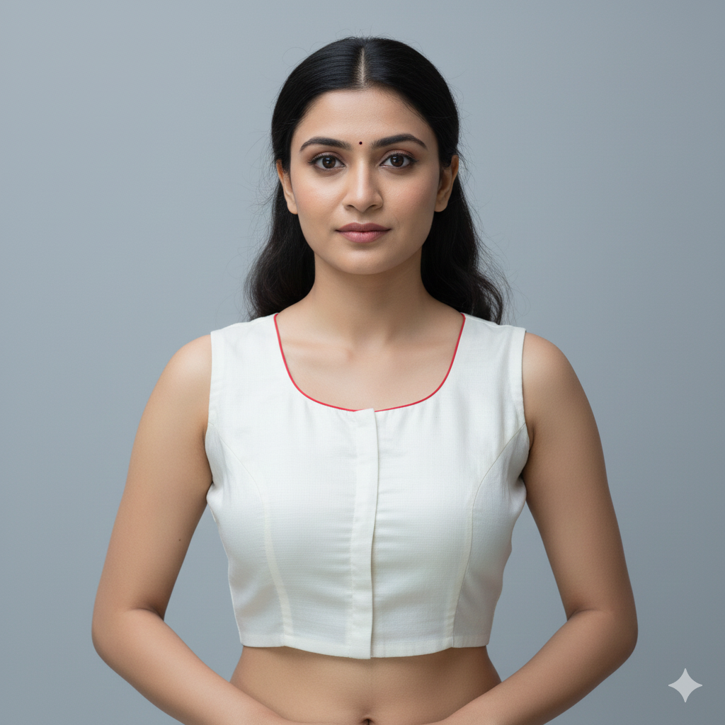 Tanjore Art Rajasthani Hand Crafted Painting Blouse | S3MB58