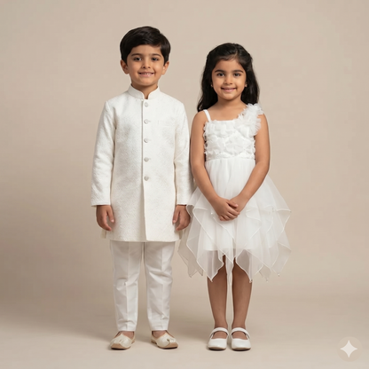 White Family Dress Set
