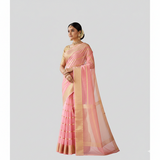 Semi georgette silk saree