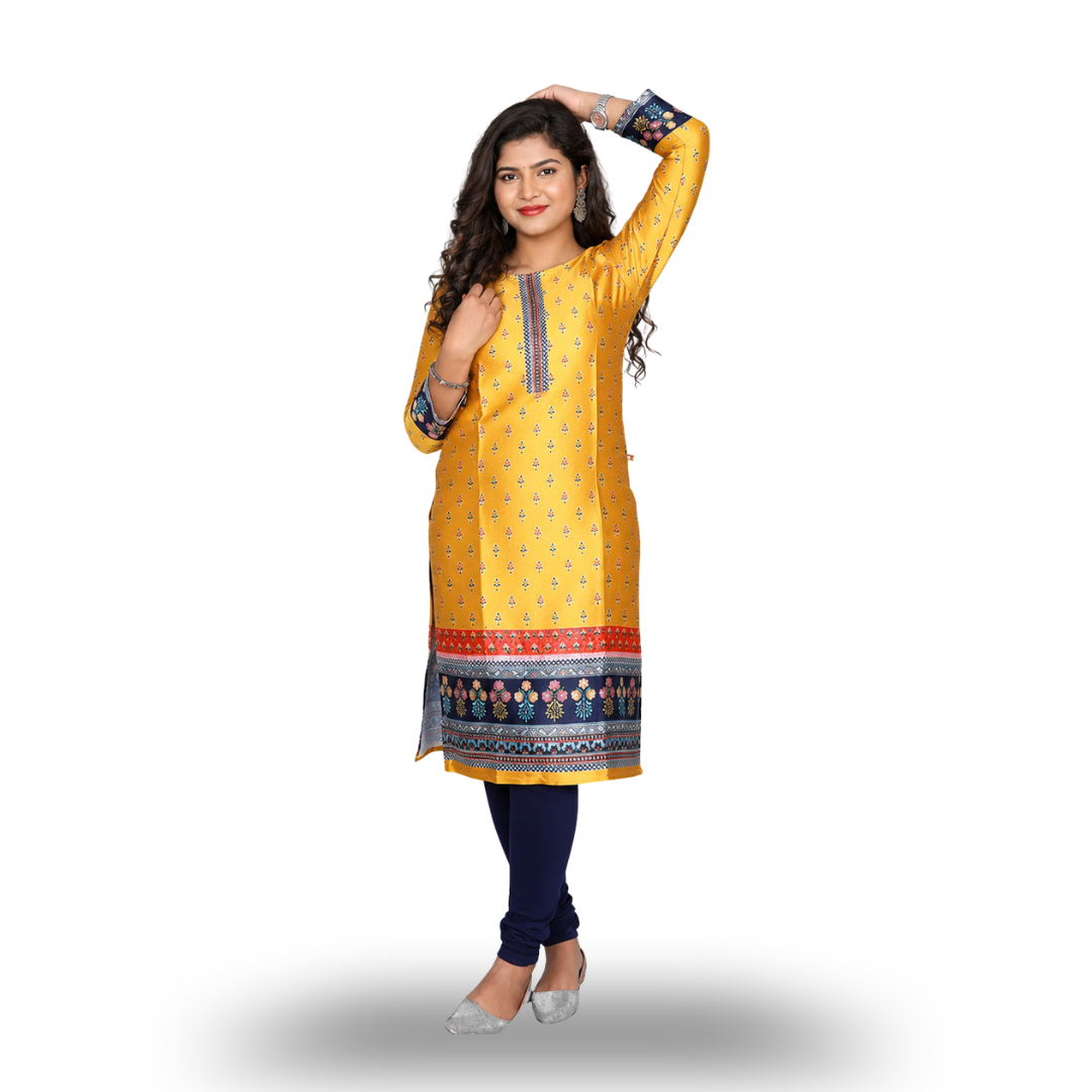 Yellow Everyday Kurti
