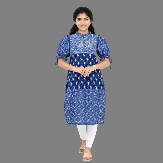 Women Abstract Straight Kurta | S3K618