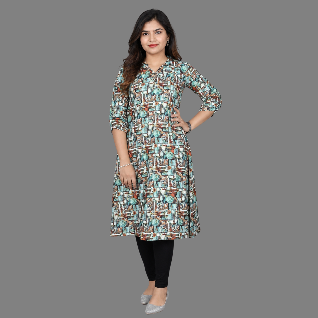 Multi-Color print kurti