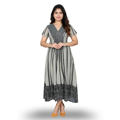 Stylish Grey Gown