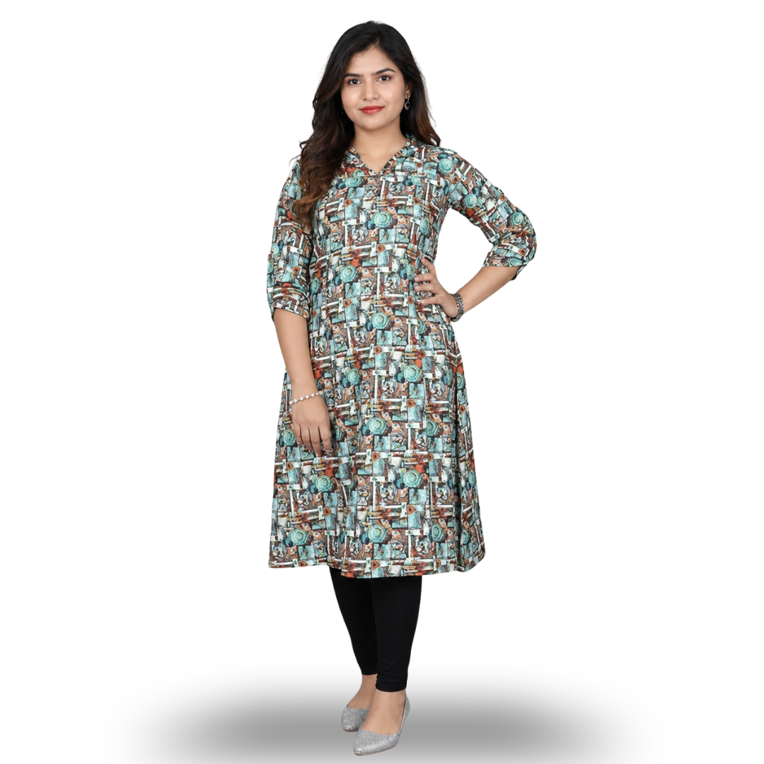 Multi-Color print kurti