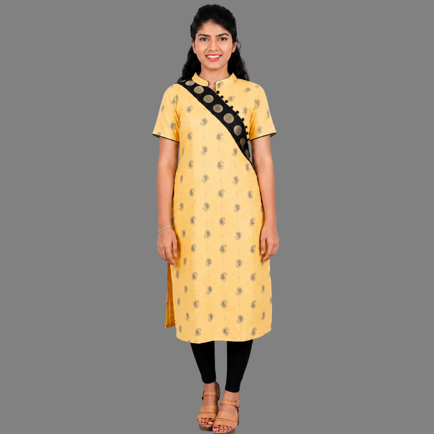 Women Printed Straight Kurta | S3X209