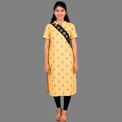 Women Printed Straight Kurta | S3X209