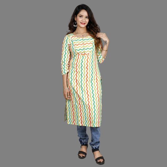 Modern Straight Kurti