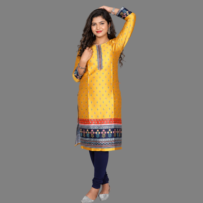 Yellow Everyday Kurti