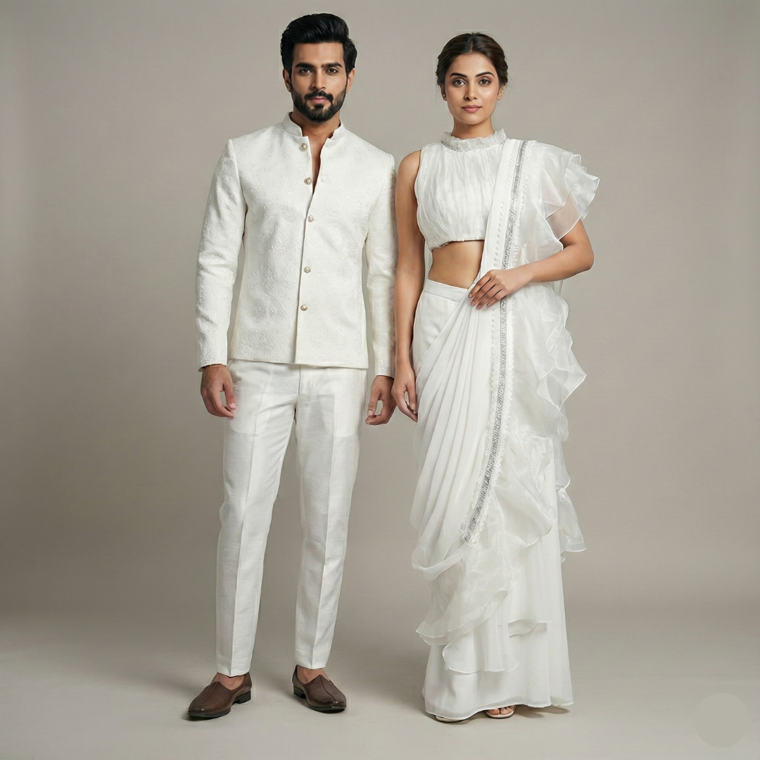 White Family Dress Set