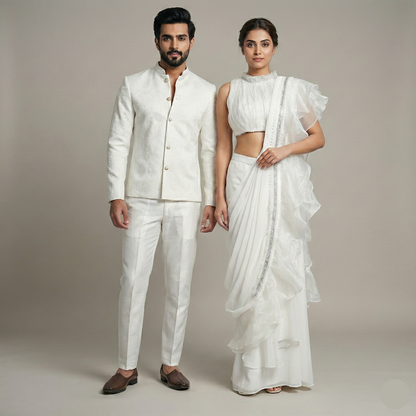 White Family Dress Set