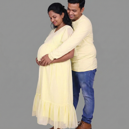 Lemon Yellow Maternity Shoot Combo | S3MWMC4