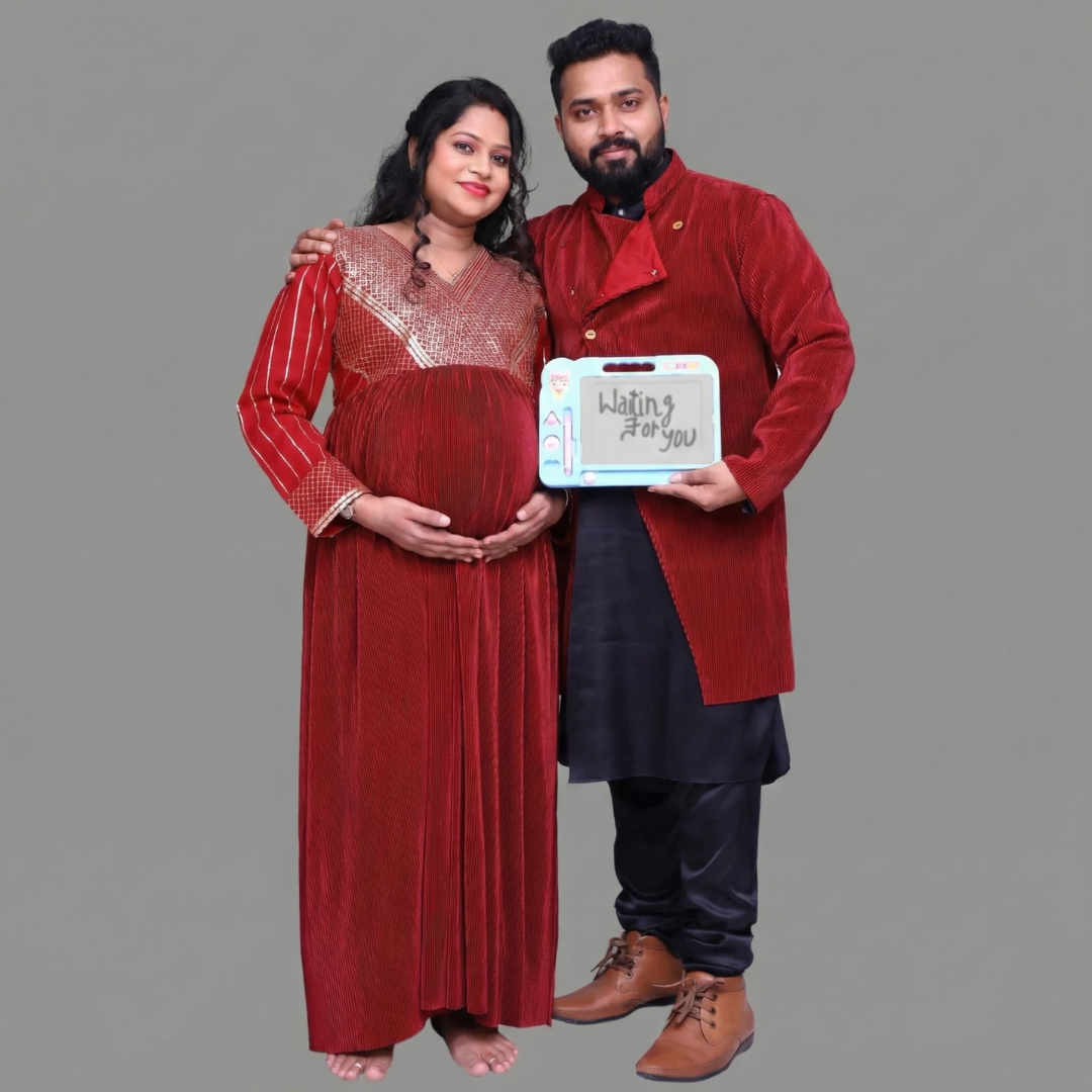 Maroon and Black Maternity Shoot Combo | S3MWMC2