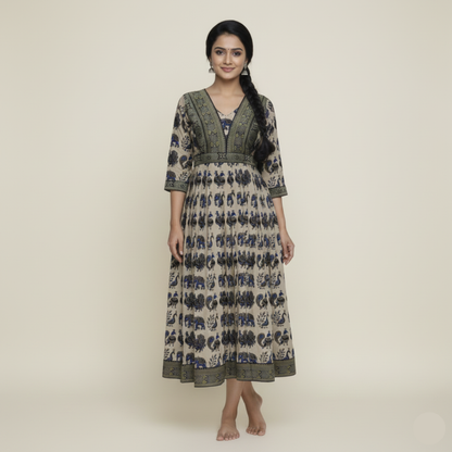 Traditional black kurti