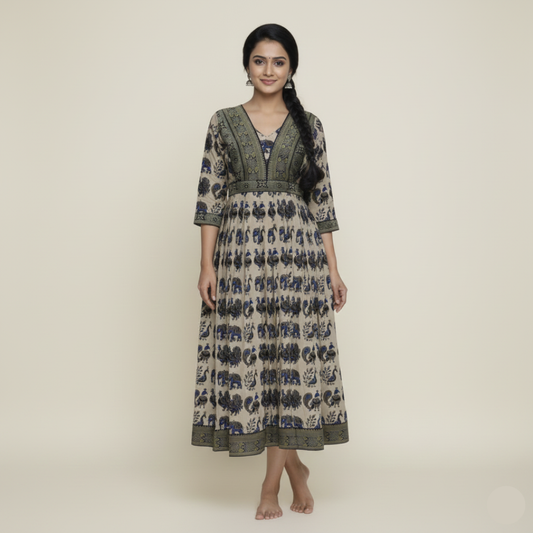 Traditional black kurti