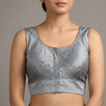 Inspiration by Gond painting & maggam handicrafts work blouse | S3B1263