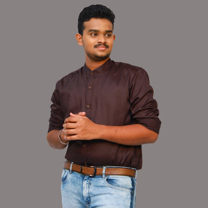 Brown Casual Shirt | S3CS772A