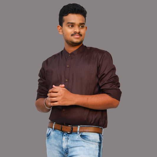 Brown Casual Shirt | S3CS772A
