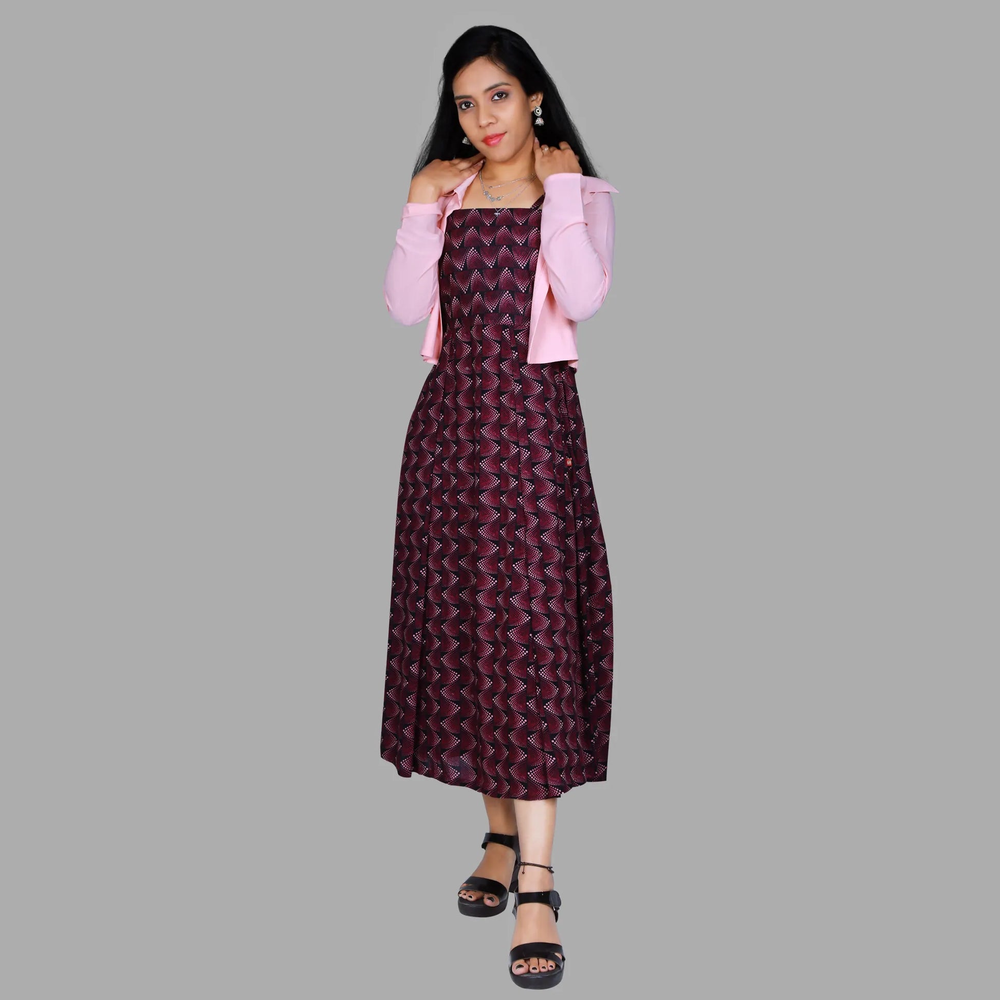 One piece dresses with jackets on sale
