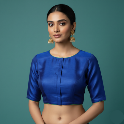 Artistry Unleashed: Designer Blouse Inspired by Thiruvatchi Arch with Exquisite Maggam Handicrafts Work | Heavy Maggam Work