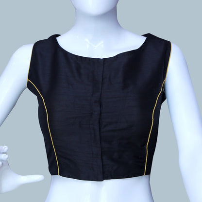 Black Back Maggam Work Designer Blouse | Black Designer