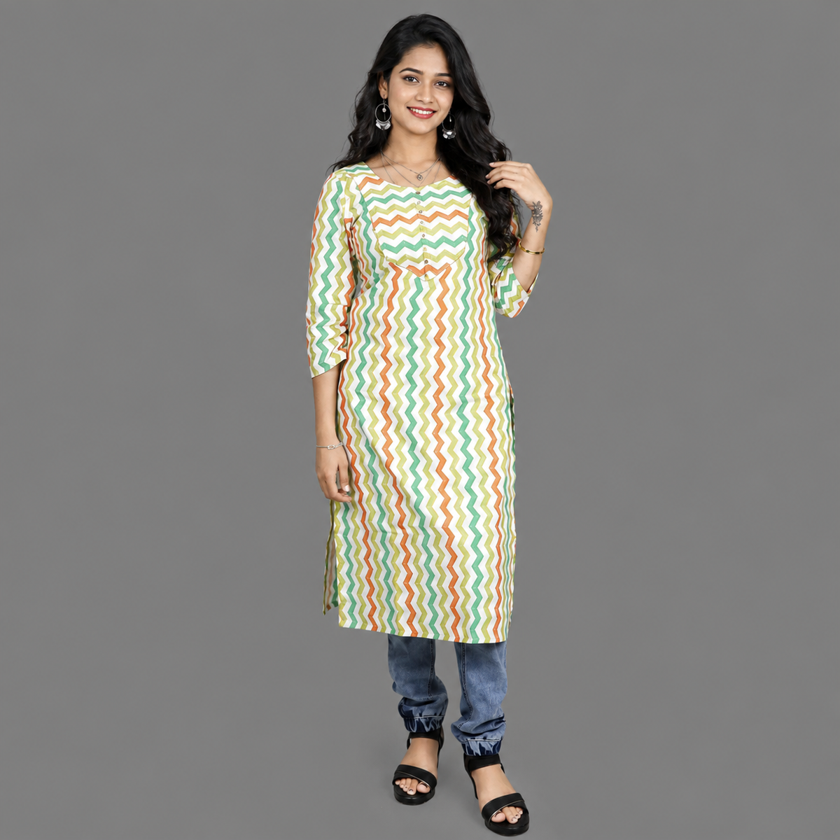 Modern Straight Kurti