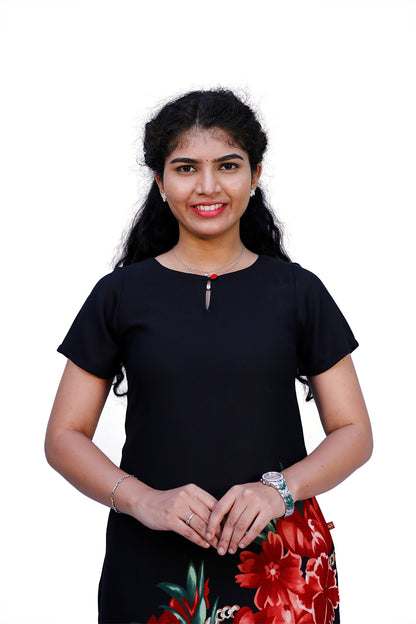 Women Printed black Kurta | S3K390