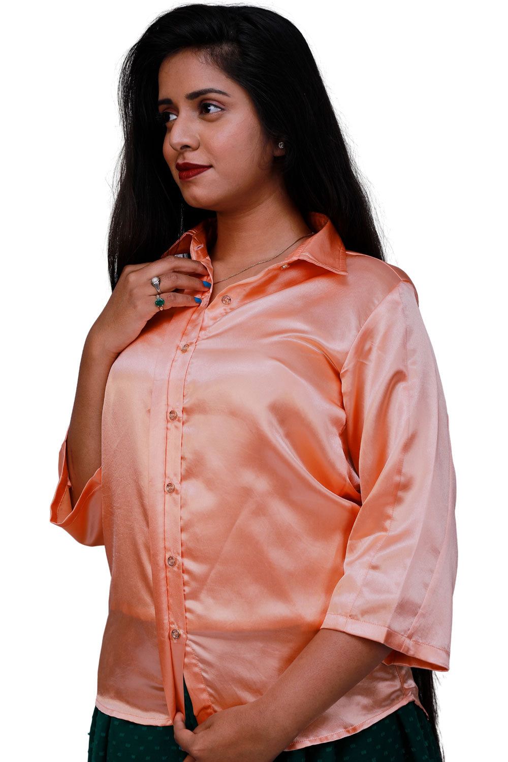 Orange Fancy Shirt | S3T562
