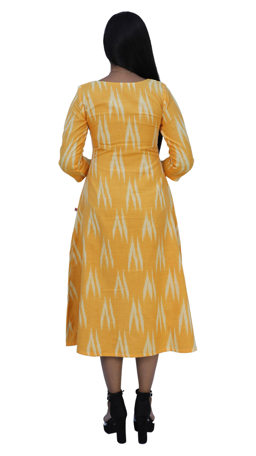 Women Ikkat A-line Kurta | S3K572