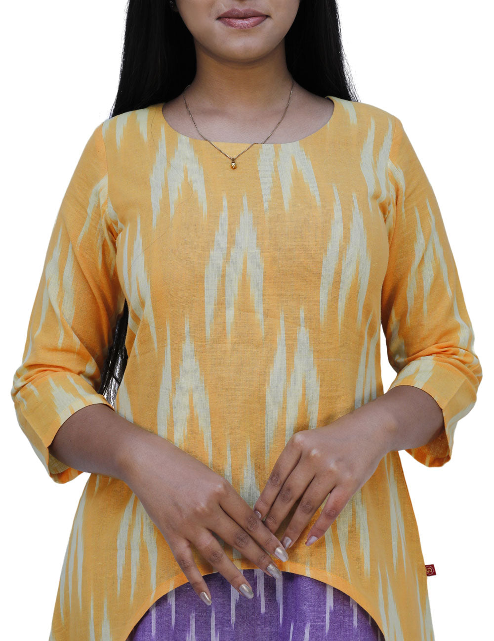 Women Ikkat A-line Kurta | S3K572