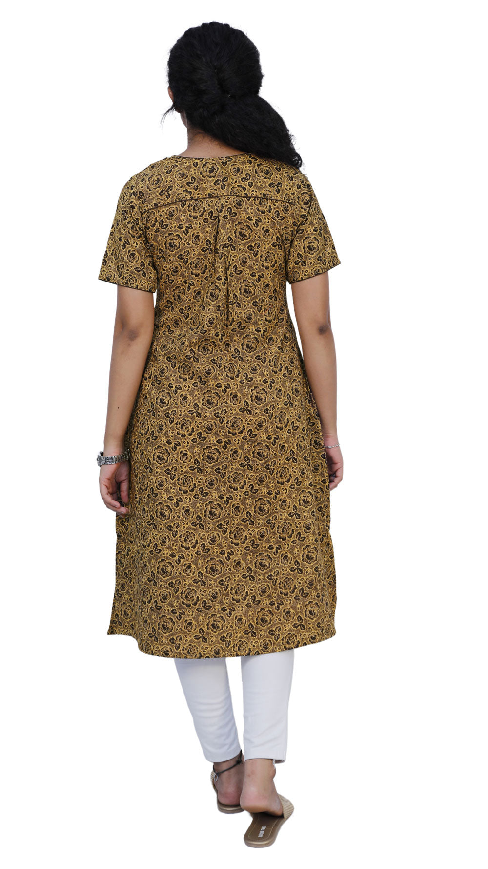 Women Floral Print A-line Kurta | S3K544
