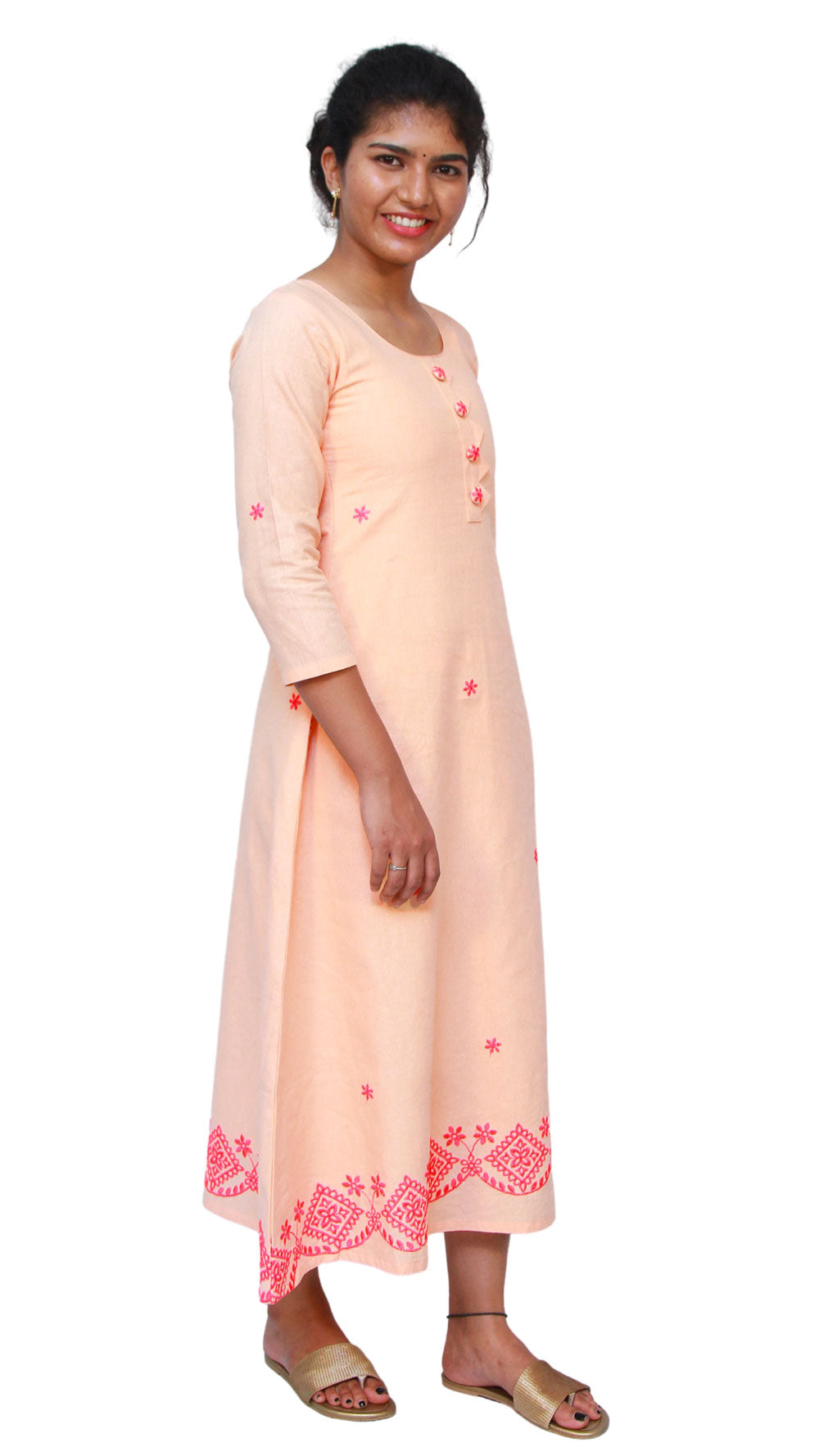 Women Solid A-line Kurta | S3K274