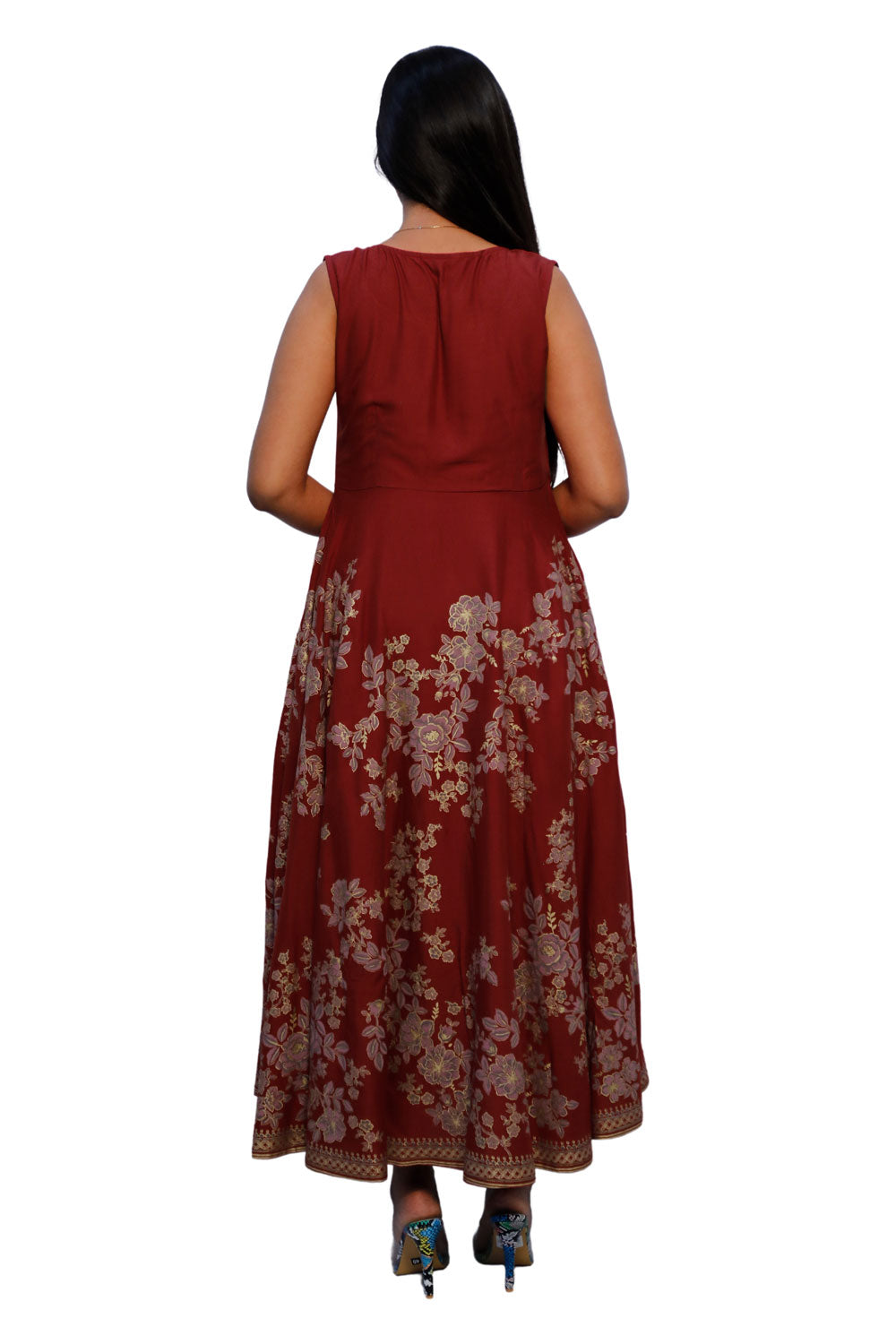Women Floral Print A-line Kurta | S3K543