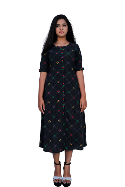 Women Printed A-line Kurta | S3K519