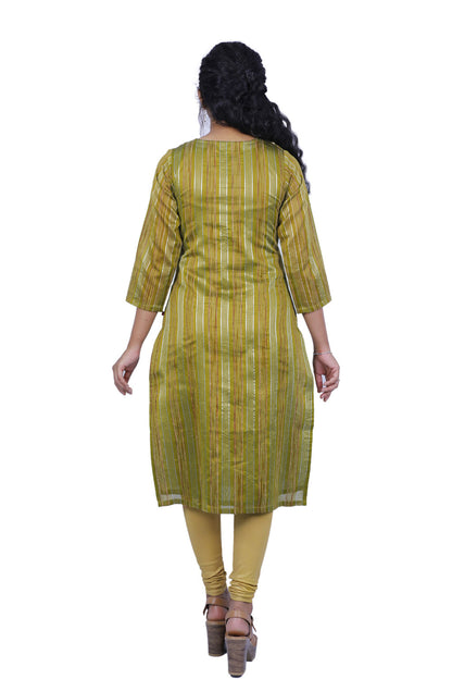 Women Woven Design Straight Kurta |  S3k331