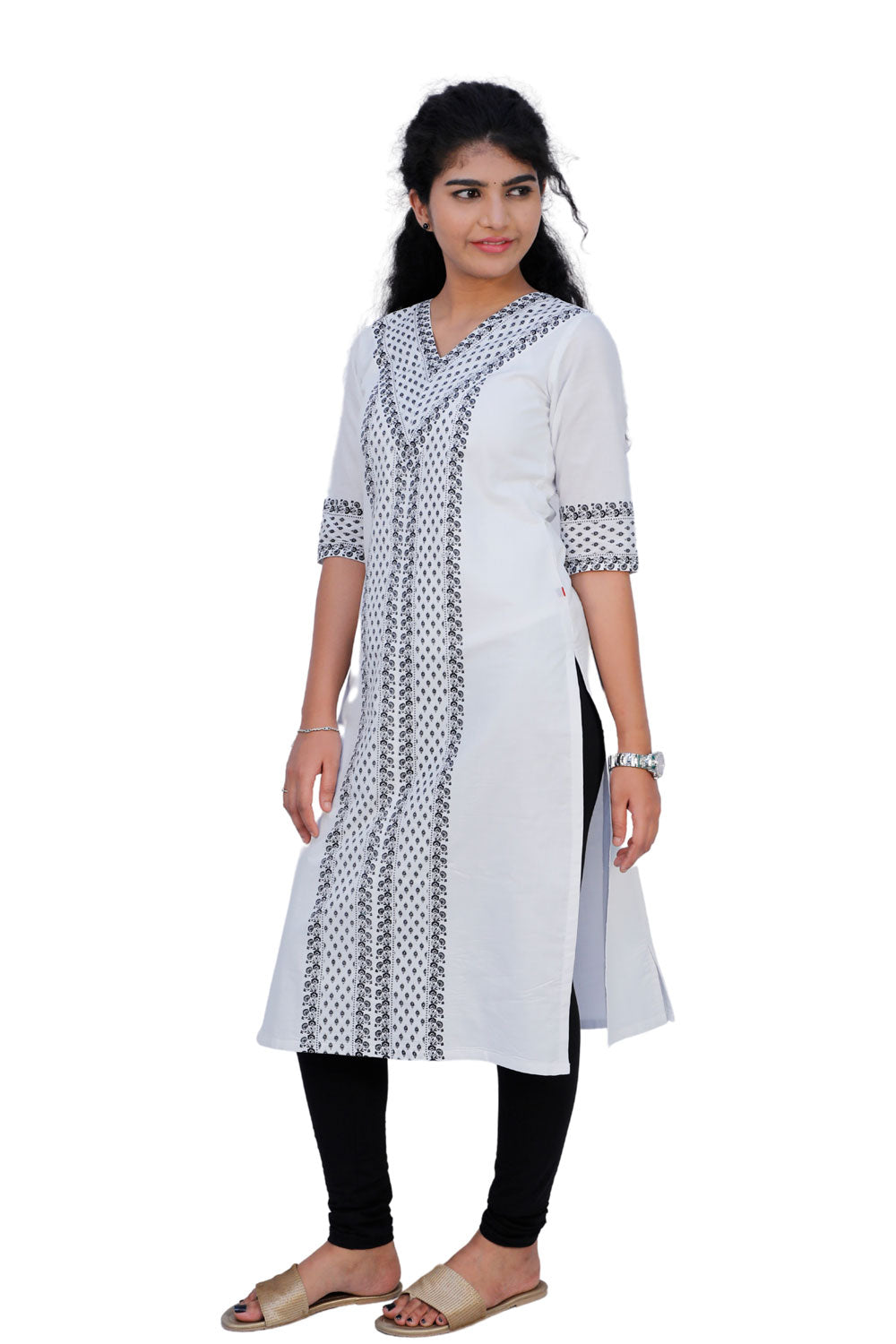 Women Printed Straight Kurta|S3K619