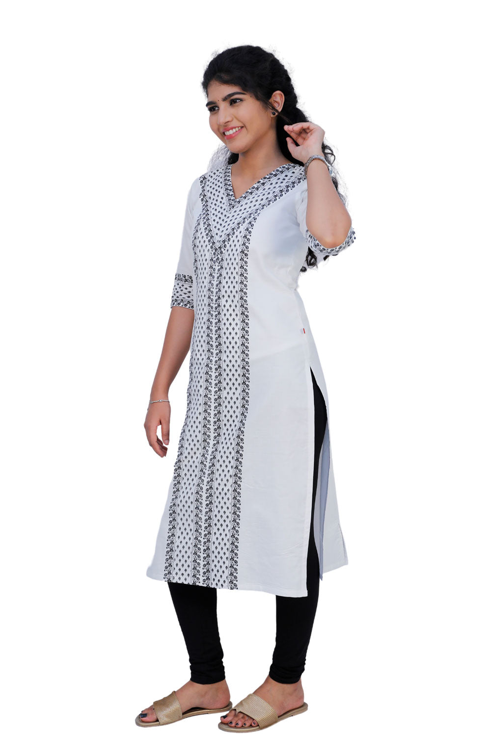 Women Printed Straight Kurta|S3K619
