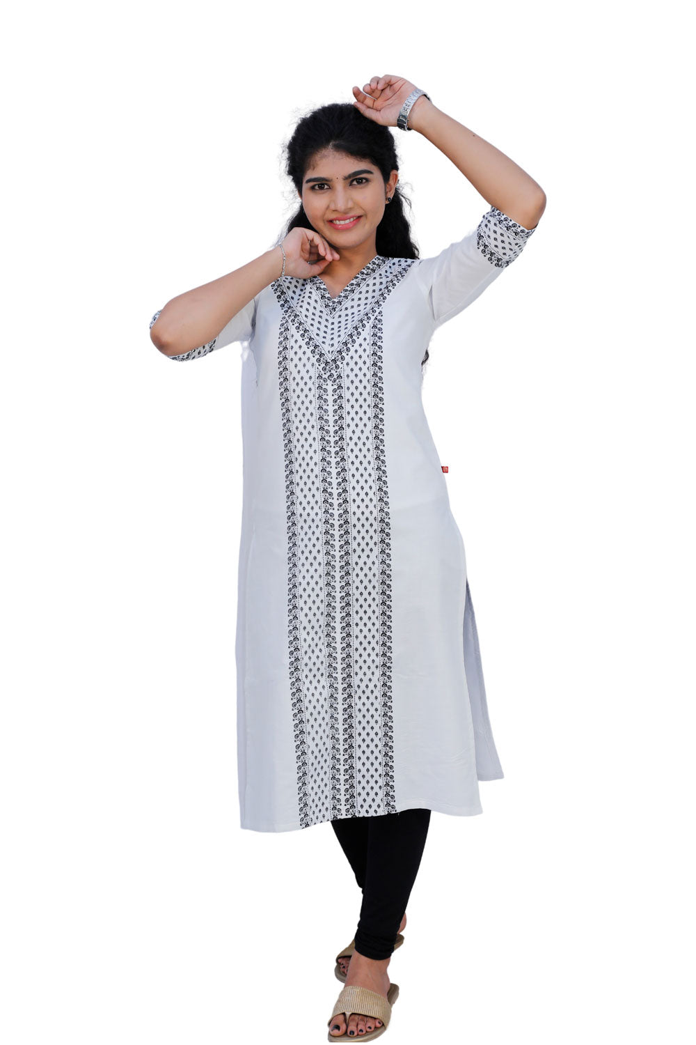 Women Printed Straight Kurta|S3K619